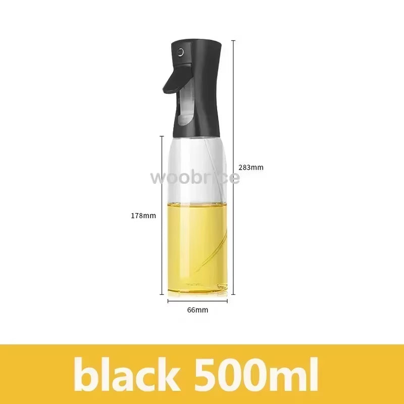 200Ml 300Ml 500Ml Oil Spray Bottle Kitchen Cooking Olive Oil Dispenser Camping BBQ Baking Vinegar Soy Sauce Sprayer Containers