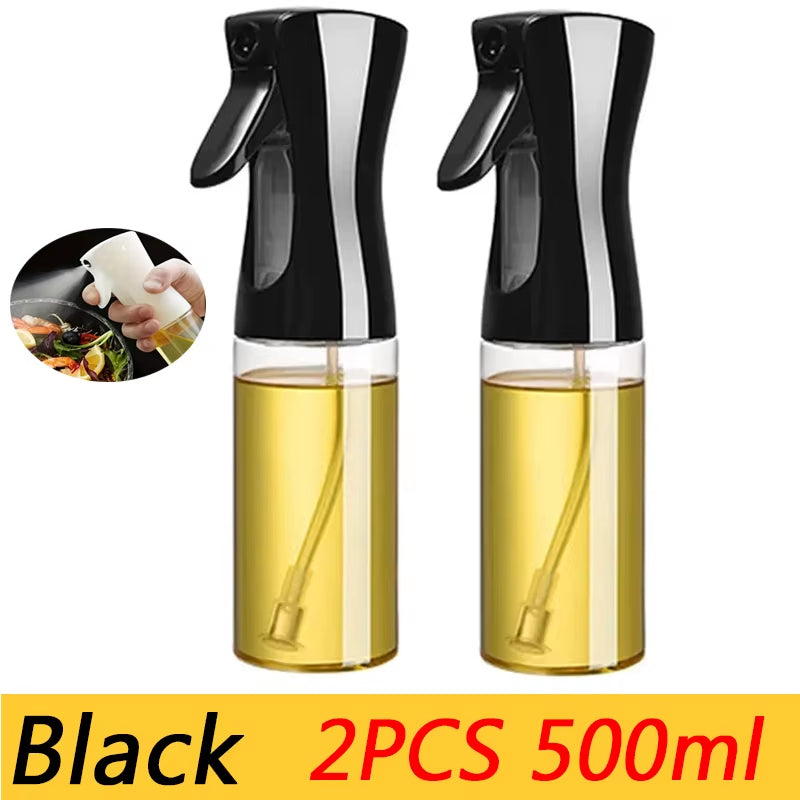 200Ml 300Ml 500Ml Oil Spray Bottle Kitchen Cooking Olive Oil Dispenser Camping BBQ Baking Vinegar Soy Sauce Sprayer Containers