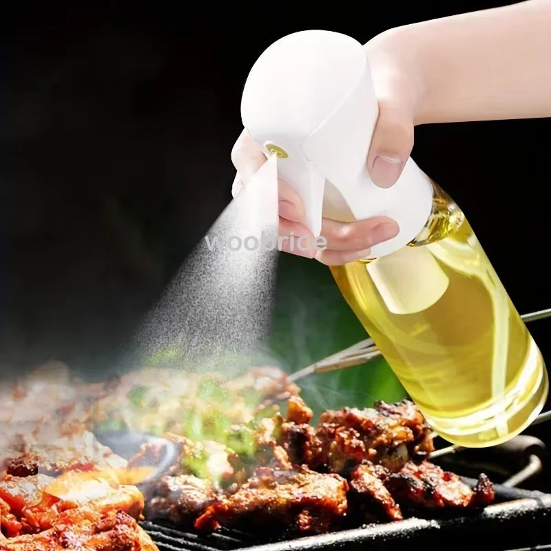 200Ml 300Ml 500Ml Oil Spray Bottle Kitchen Cooking Olive Oil Dispenser Camping BBQ Baking Vinegar Soy Sauce Sprayer Containers